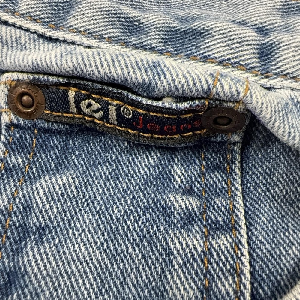 L.e.i. Jeans Womens 18 Light Wash Blue High Rise Relaxed Wide Leg Denim Pants - Picture 6 of 11